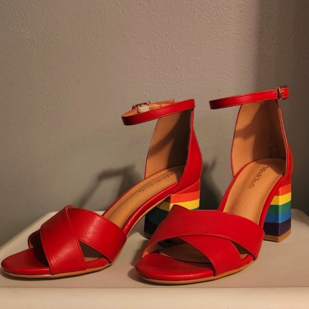 Rainbow Heels